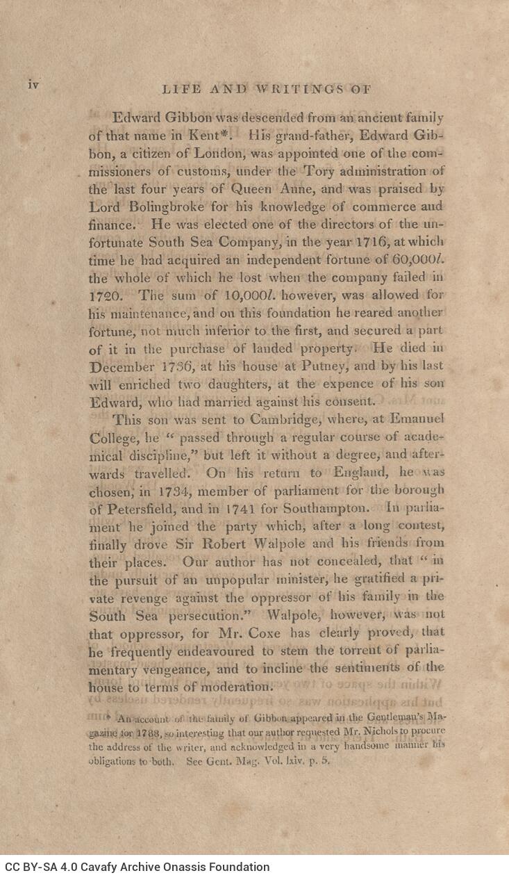 22 x 13.5 cm; 6 s.p. + [LXI] p. + 456 p. + 4 s.p. + 2 inserts, label with the name of the former owner on verso of the front 